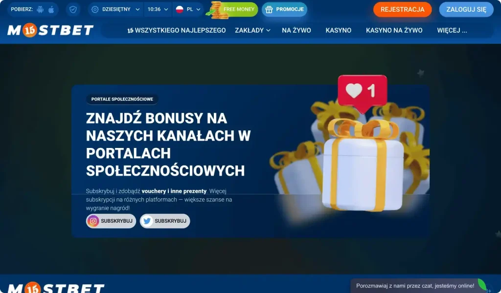 Bonusy w mediach społecznościowych